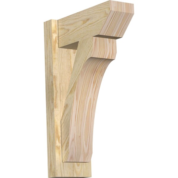 Ekena Millwork Legacy Slat Rough Sawn Outlooker, Douglas Fir, 6"W x 14"D x 22"H OUT06X14X22LEC06RDF - main